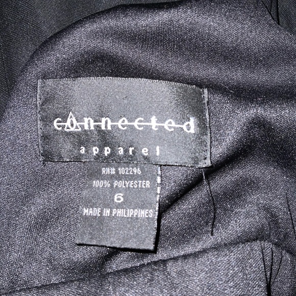 Connected apparel little black dress. Size 6. - Picture 5 of 5